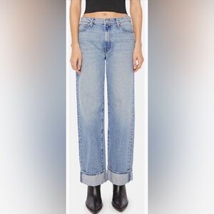 NWT!! MOTHER Sky Blue Wide Leg Jeans
